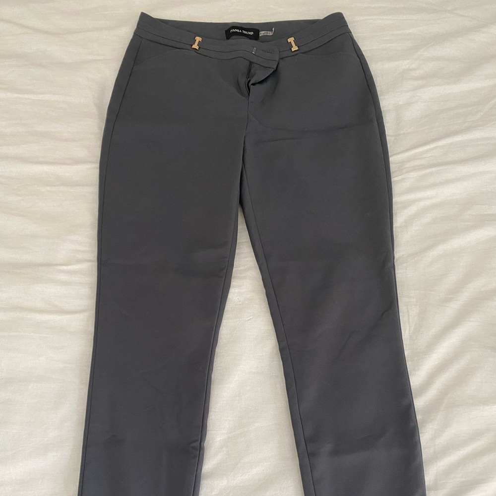 Ivanka Trump Grey Skinny Slacks